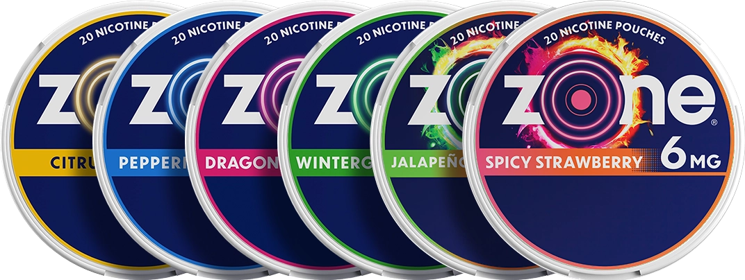 Zone Nicotine Pouch Tins.